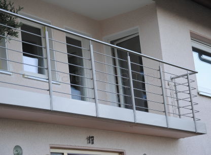 BALUSTRADY Z RUR OKRĄGŁYCH  AISI 304 NIERDZEWNE  LUB AISI 316 KWASOODPORNE